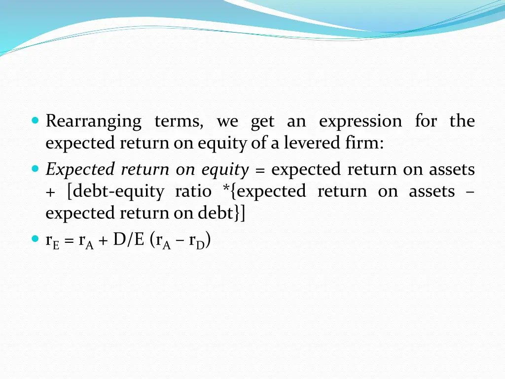 rearranging terms we get an expression