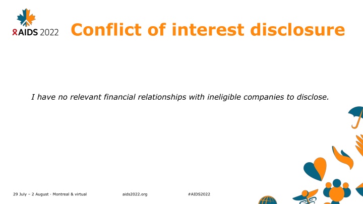 conflict of interest disclosure