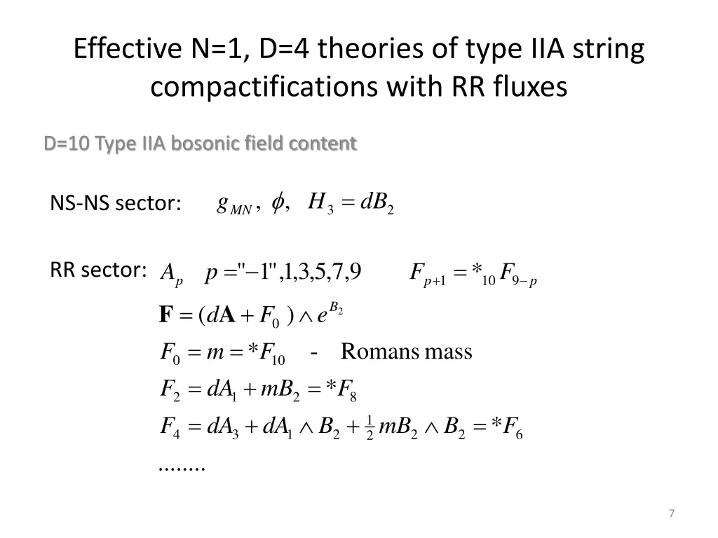 effective n 1 d 4 theories of type iia string