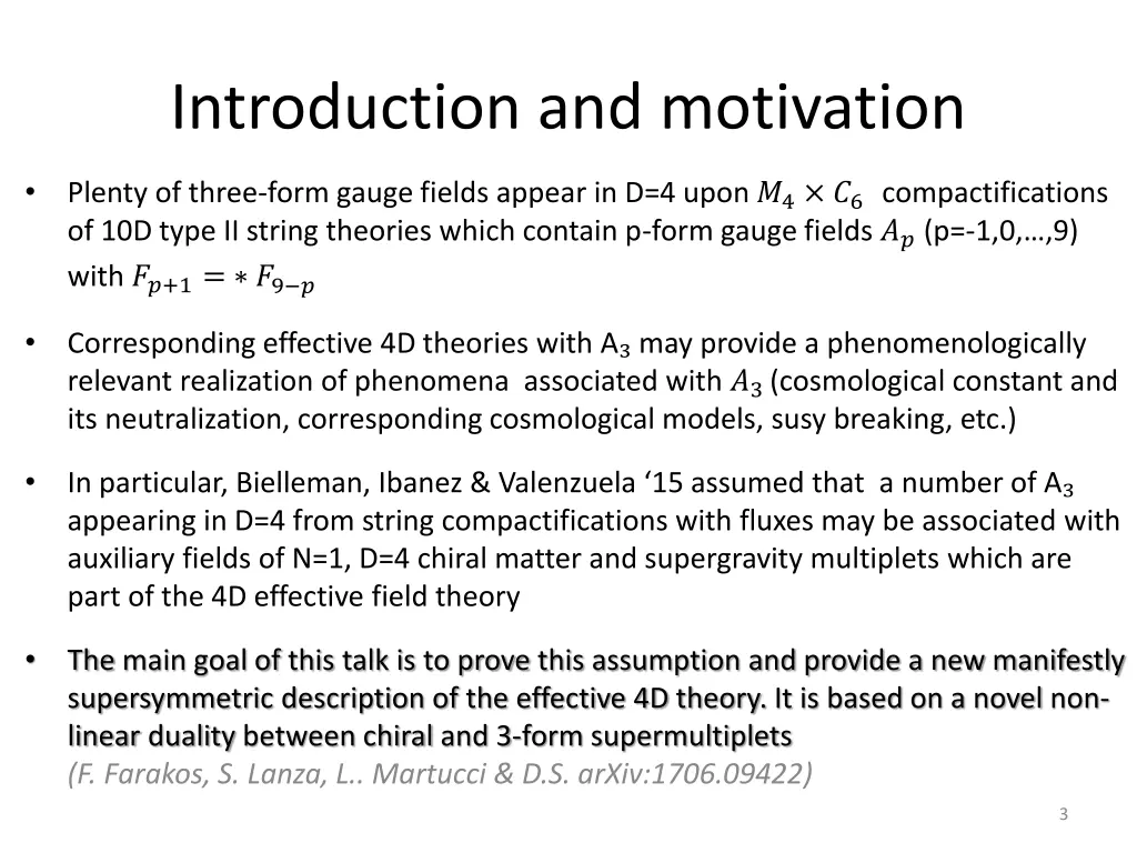 introduction and motivation 1