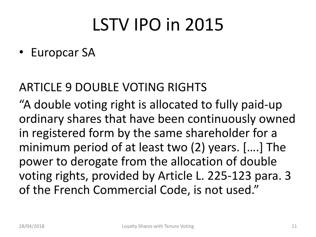 lstv ipo in 2015