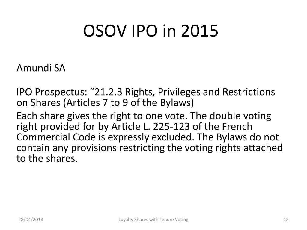 osov ipo in 2015