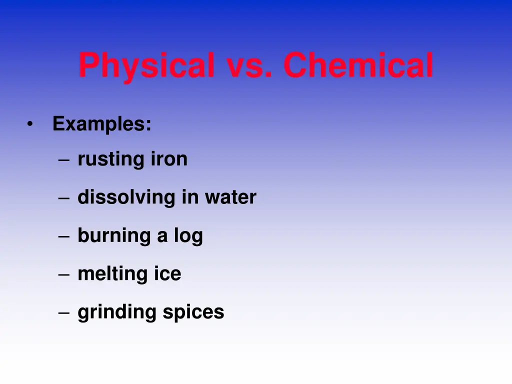 physical vs chemical 1