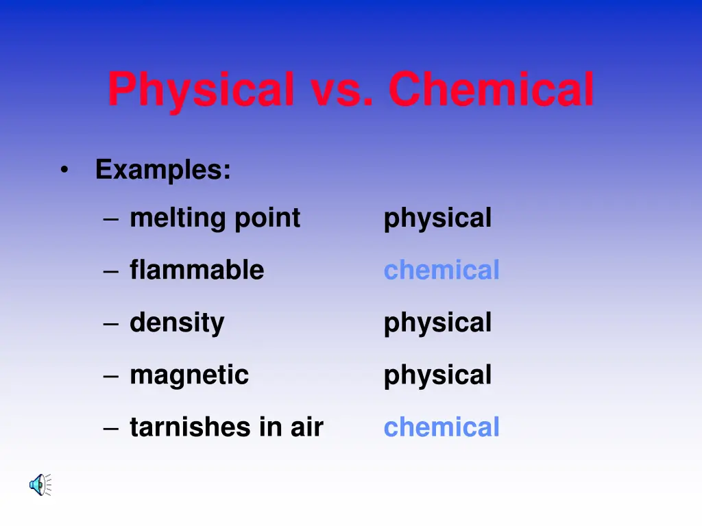 physical vs chemical