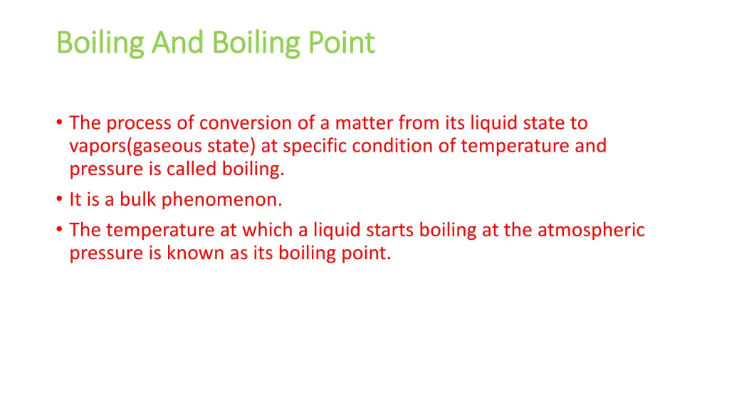 boiling and boiling point boiling and boiling