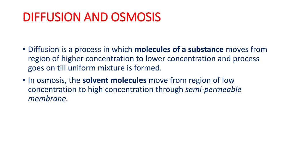 diffusion and osmosis diffusion and osmosis