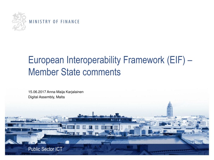 european interoperability framework eif member