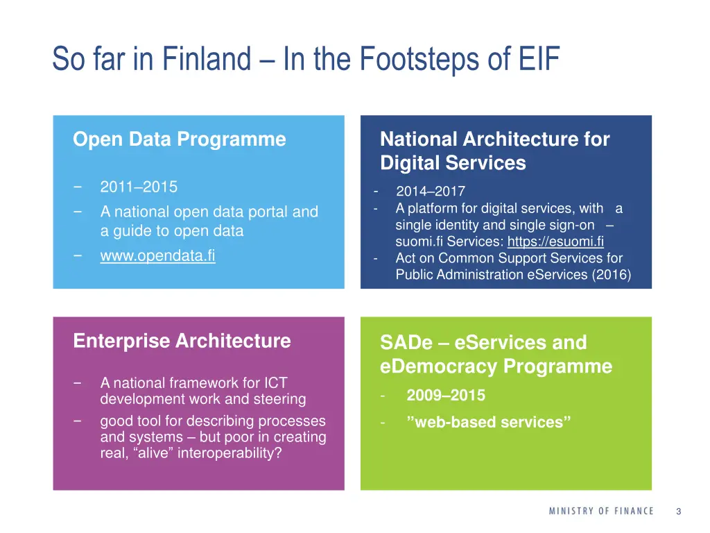 so far in finland in the footsteps of eif