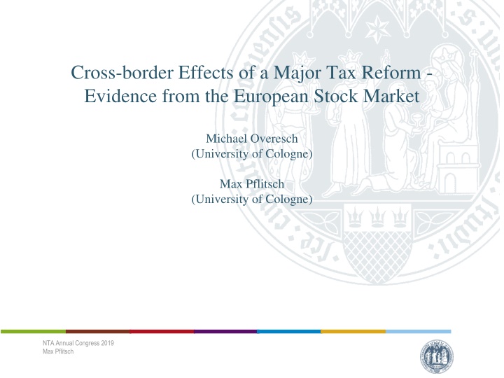 cross border effects of a major tax reform