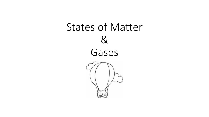 states of matter gases