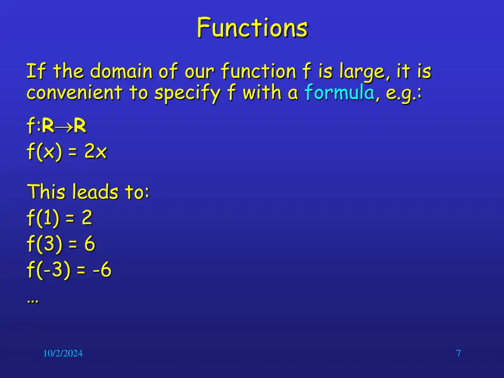 functions 5