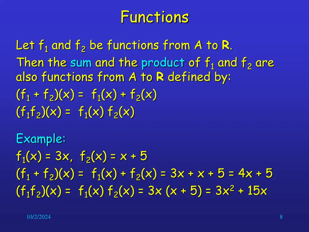 functions 6