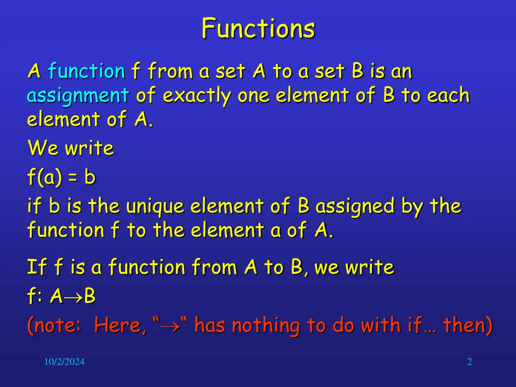 functions