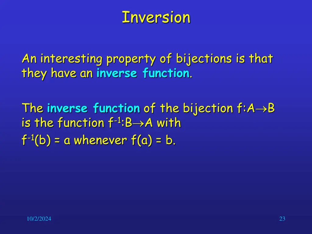 inversion