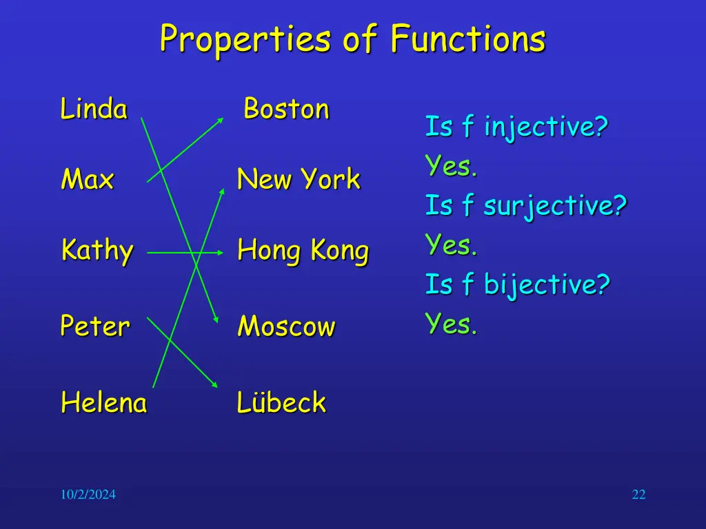 properties of functions 11