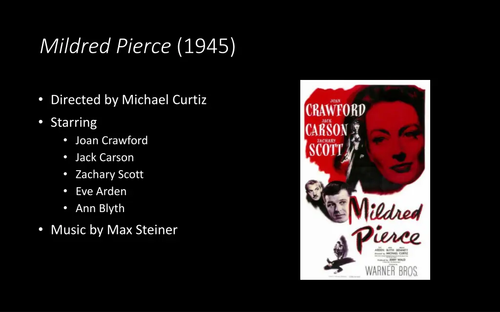 mildred pierce 1945