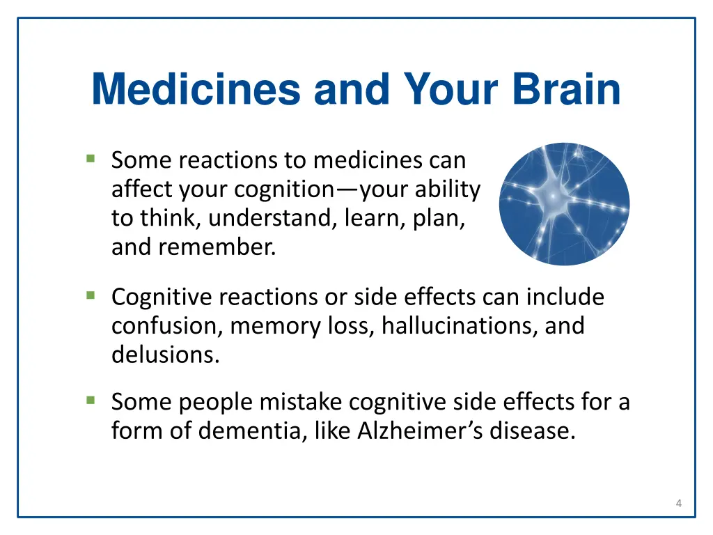 medicines and your brain