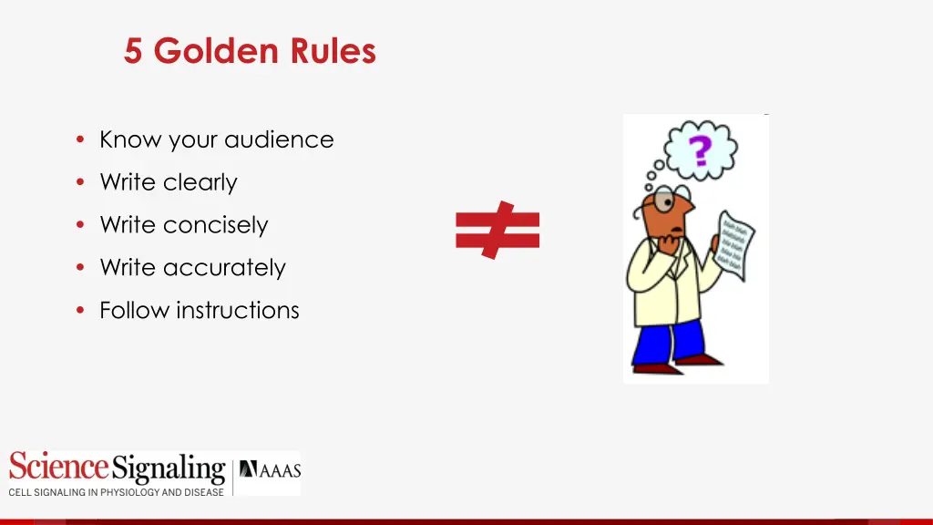 5 golden rules