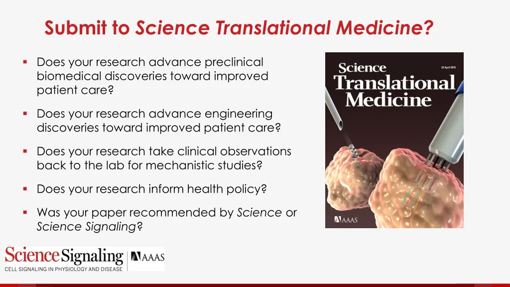 submit to science translational medicine