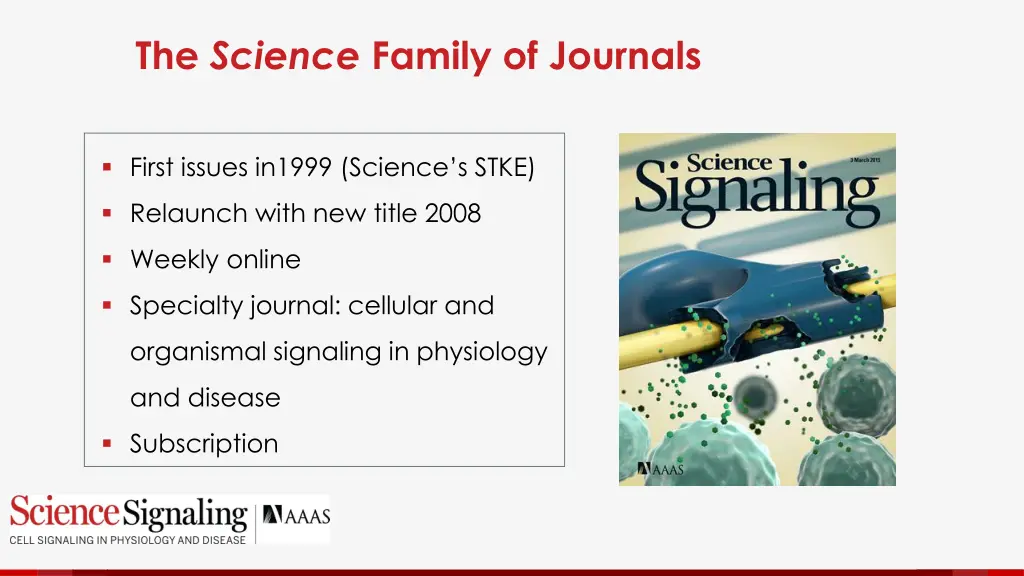 the science family of journals 1