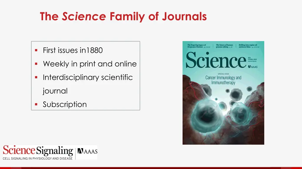 the science family of journals