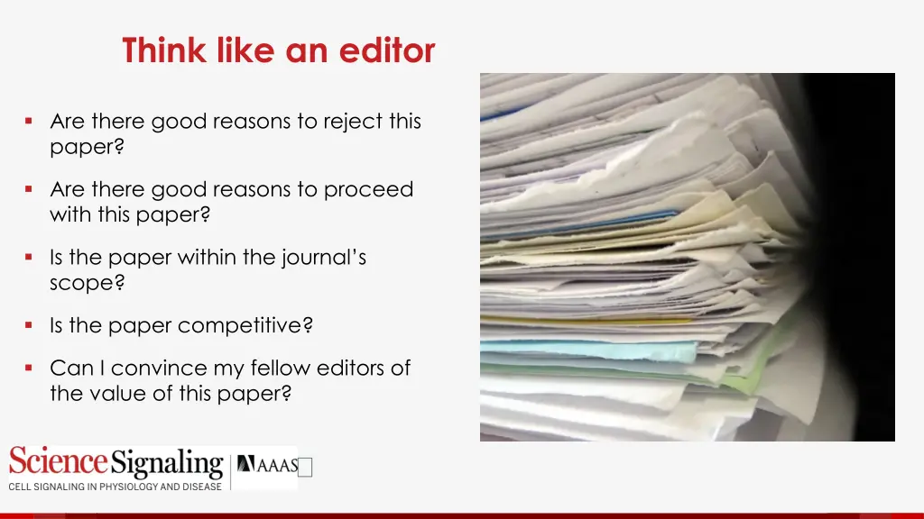 think like an editor