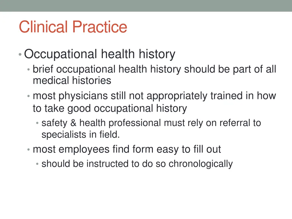 clinical practice