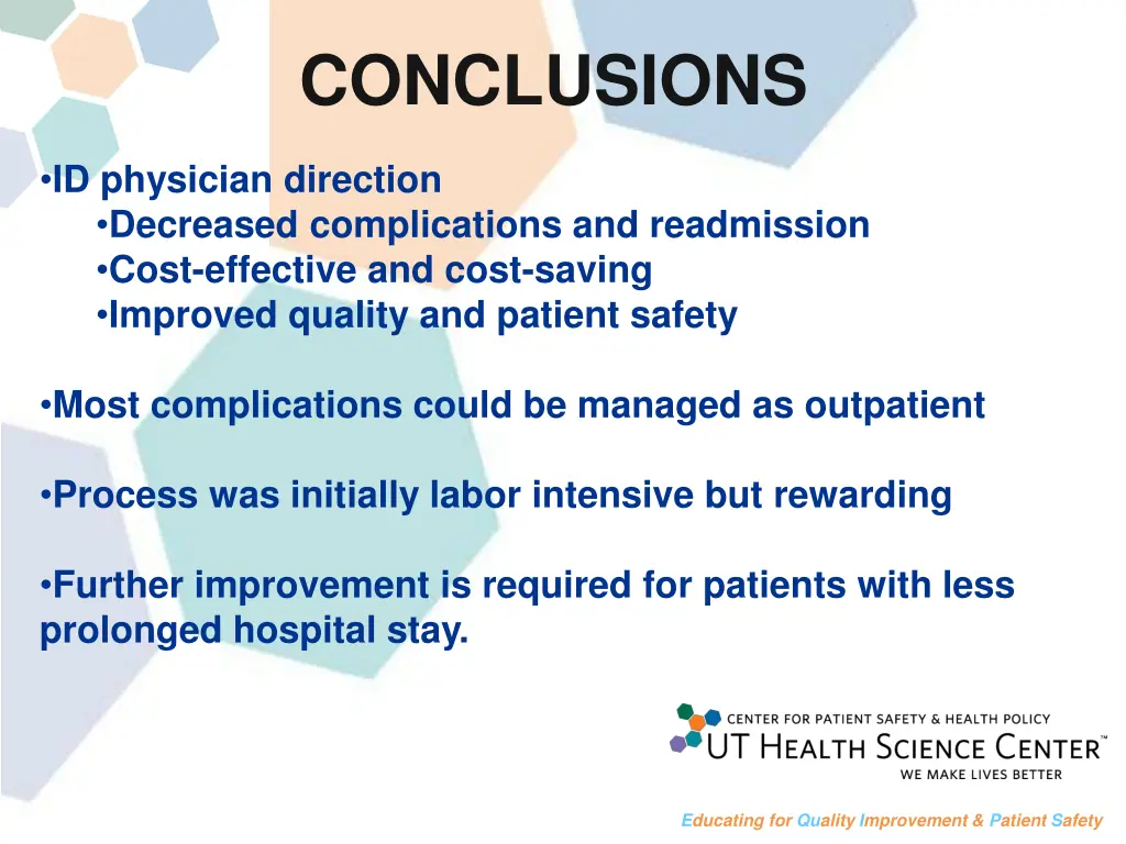 conclusions