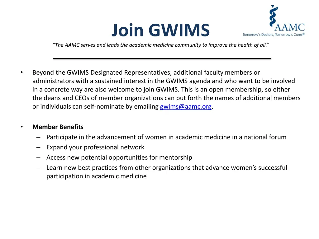 join gwims