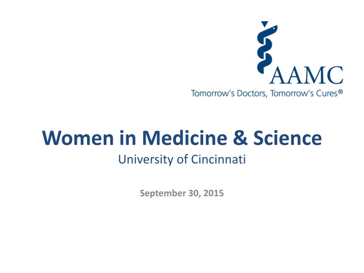 women in medicine science university of cincinnati