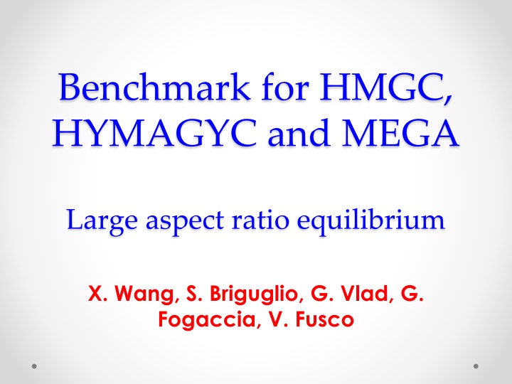 benchmark for hmgc hymagyc and mega