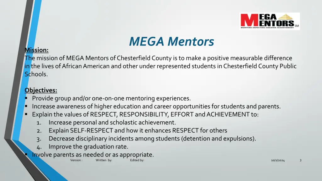 mega mentors