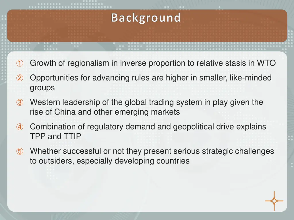 growth of regionalism in inverse proportion