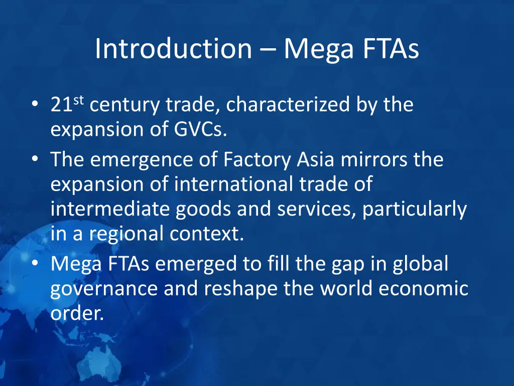 introduction mega ftas