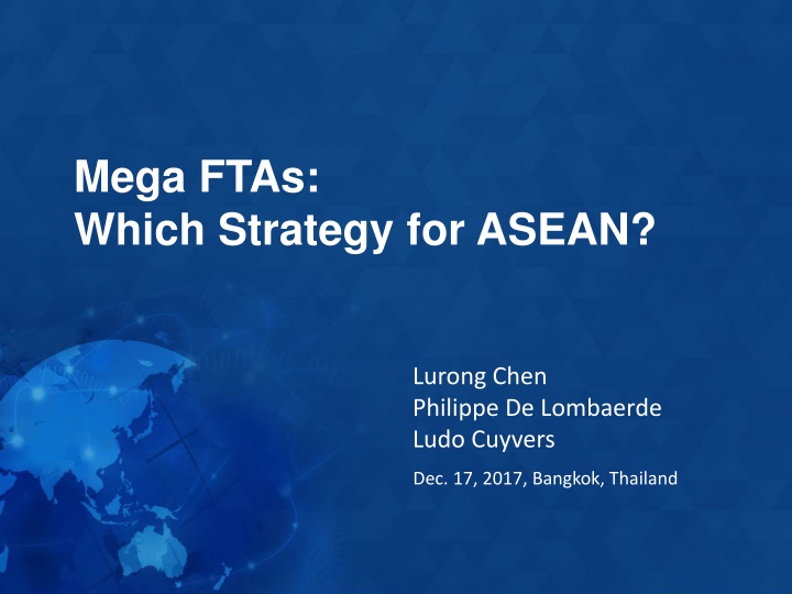 mega ftas which strategy for asean