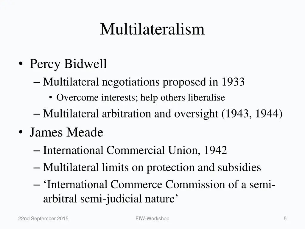 multilateralism