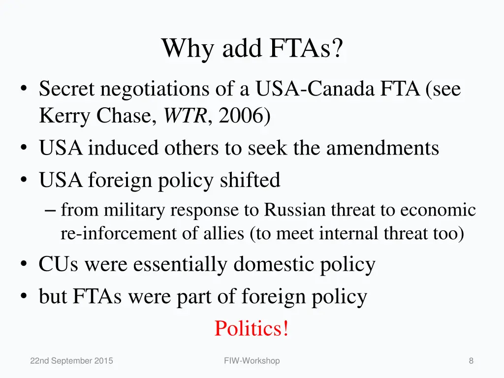 why add ftas