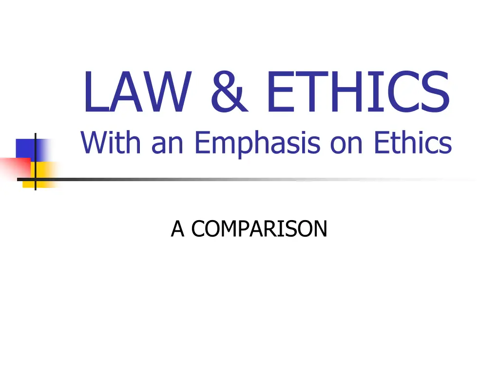 law ethics with an emphasis on ethics