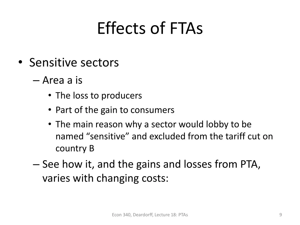 effects of ftas 4