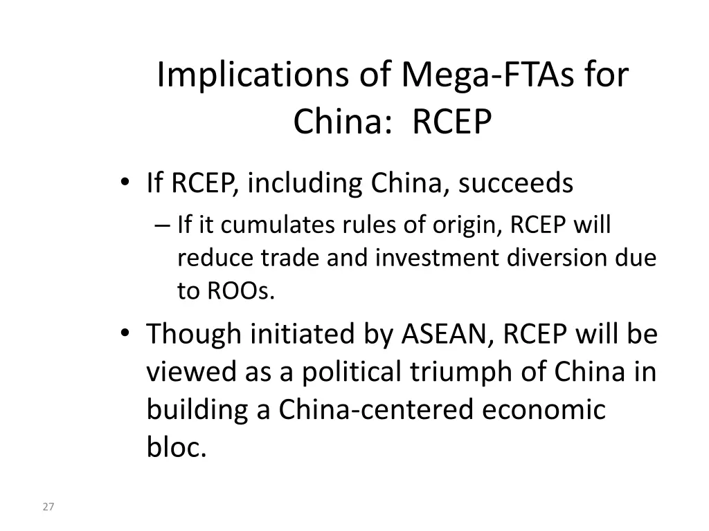 implications of mega ftas for china rcep 1