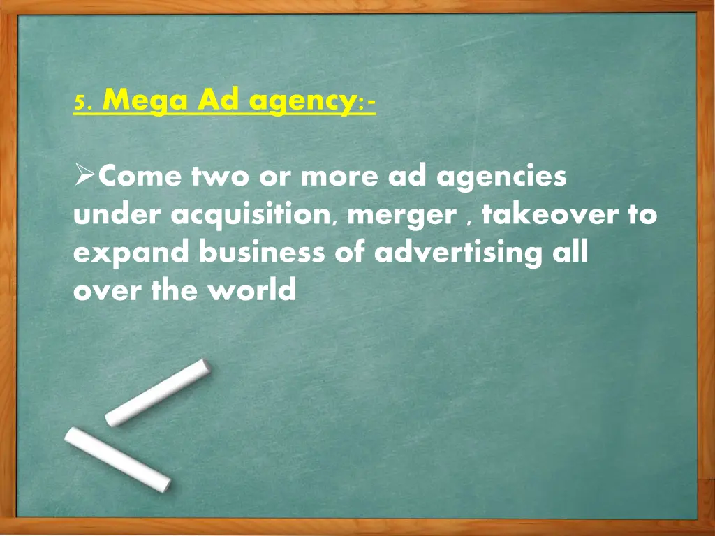 5 mega ad agency