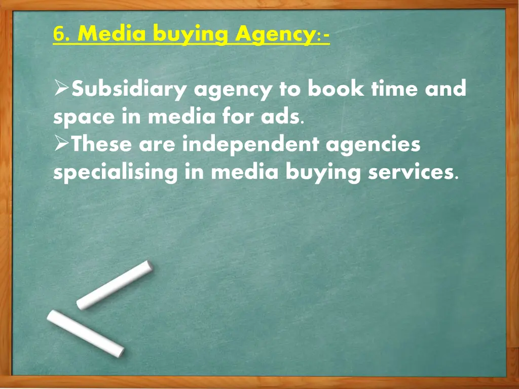 6 media buying agency