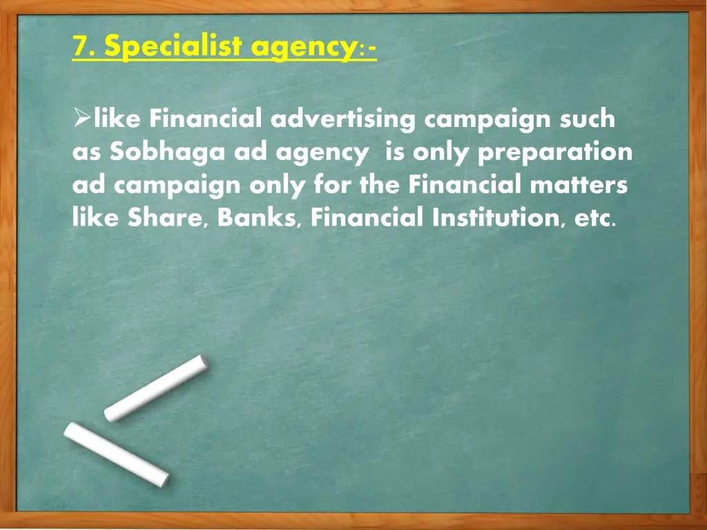 7 specialist agency