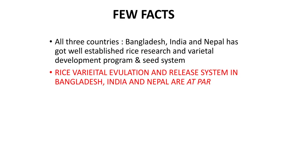 few facts 1