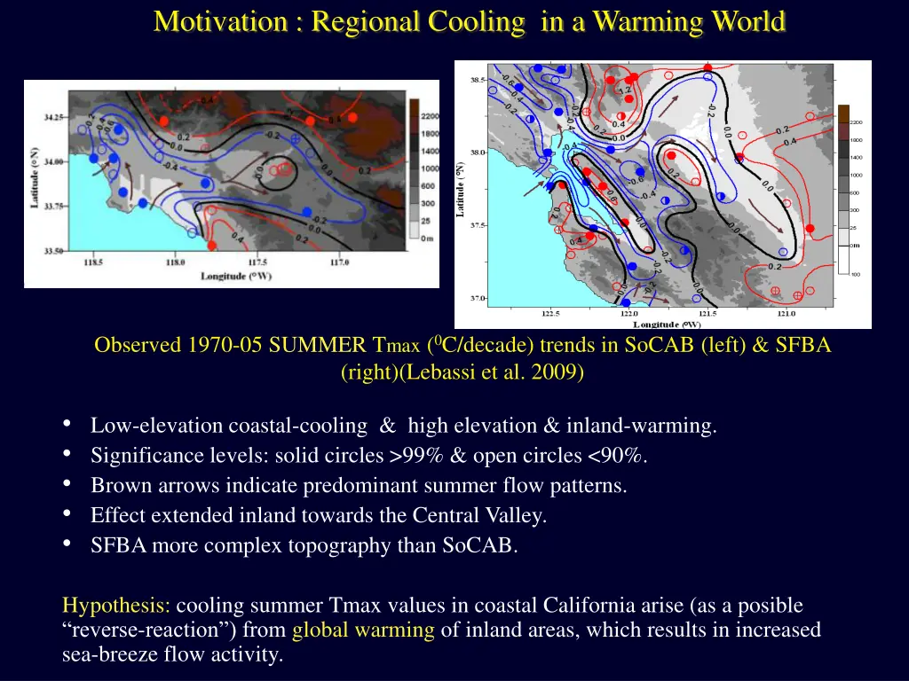 motivation regional cooling in a warming world 1