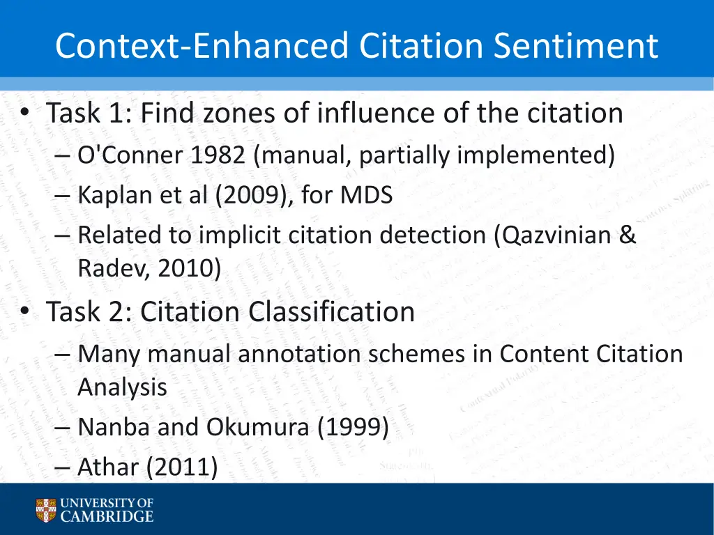 context enhanced citation sentiment