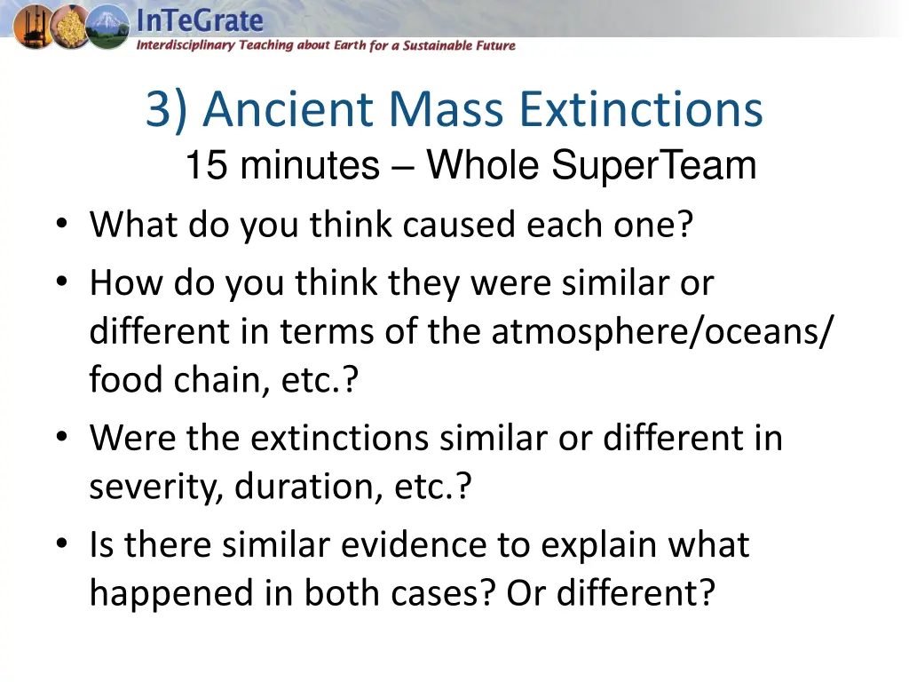 3 ancient mass extinctions 15 minutes whole