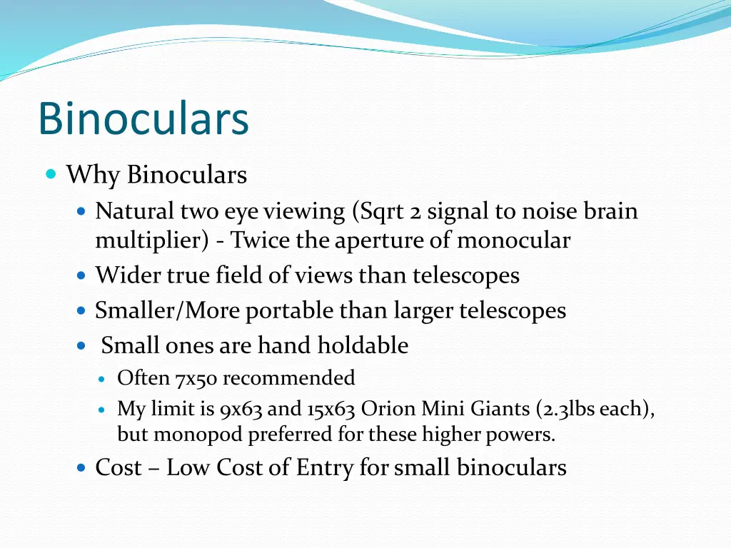 binoculars