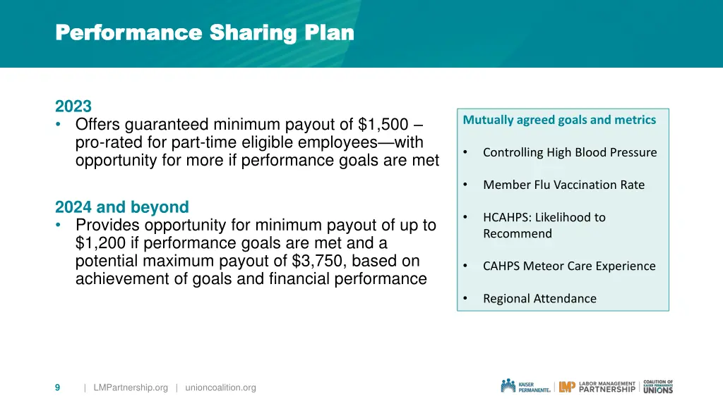 performance sharing plan performance sharing plan