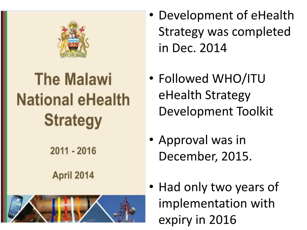 development of ehealth strategy was completed